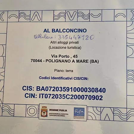 Al Balconcino 滨海波利尼亚诺